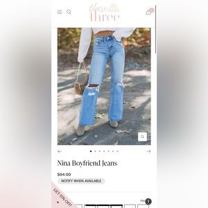 NWT Vervet Deana High-Rise Loose Fit Jeans